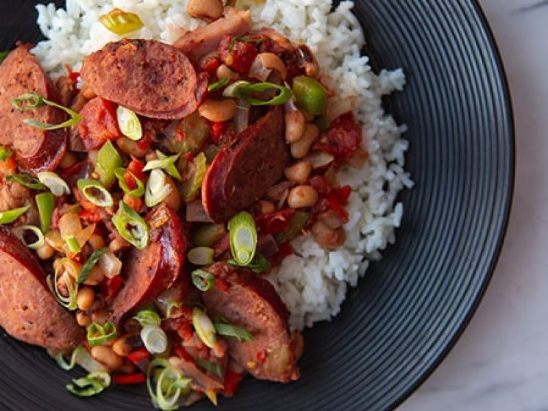 Country Jambalaya with Black Eye Peas