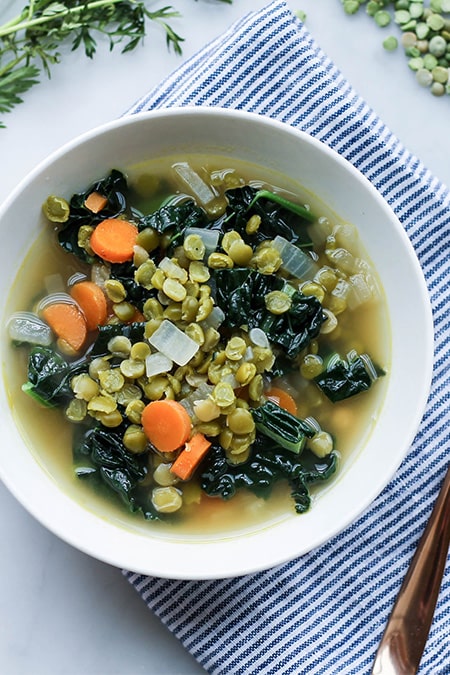 Split Pea and Kale Soup