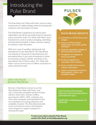 Pulse Brand Fact Sheet