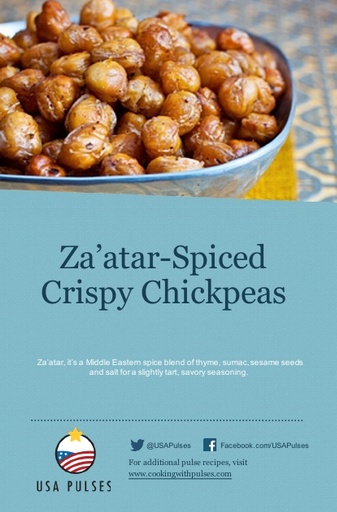 Za'atar-Spiced Crispy Chickpeas