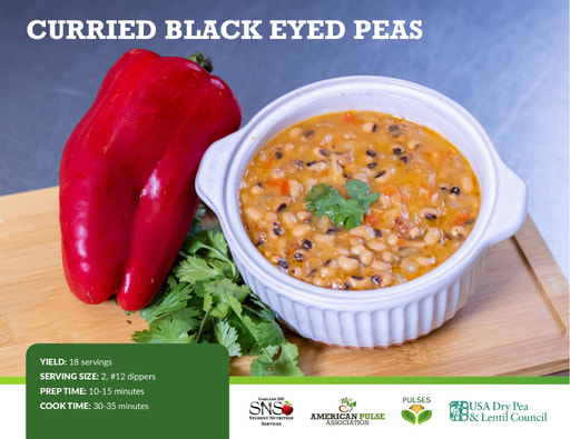 Curried Black Eyed Peas