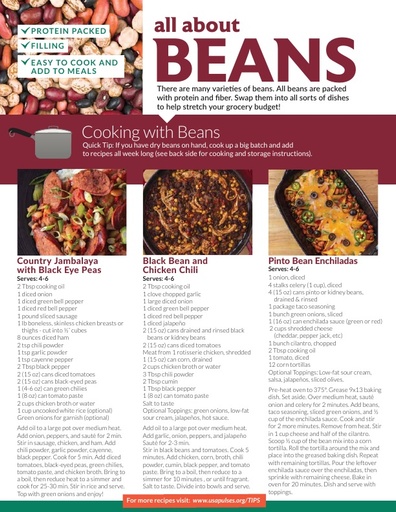 Bean Recipe Tips