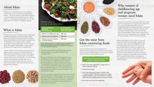 Folate Brochure - Reasons to Eat Pulses (Page 2)