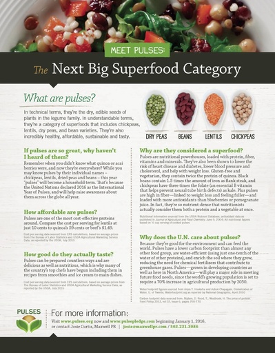 Meet Pulses: The Next Big Superfood Category - Infographic (English)