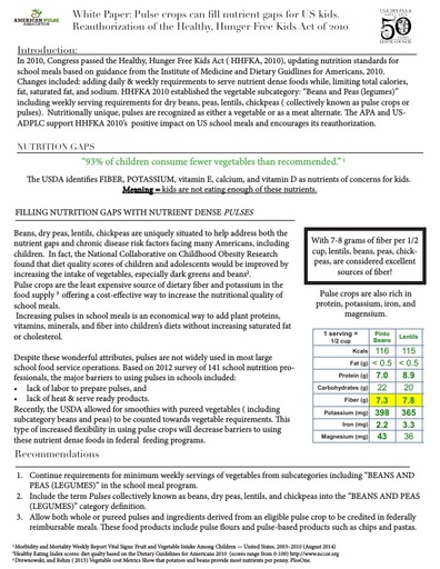 2015-09-11 Whitepaper - Child Nutrition