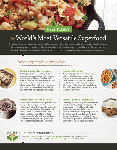 Meet Pulses: The World's Most Versatile Superfood